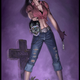 Illustration for article titled Pinup art that kicks you in the teeth